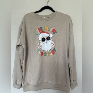 Cool santa christmas sweatshirt!
